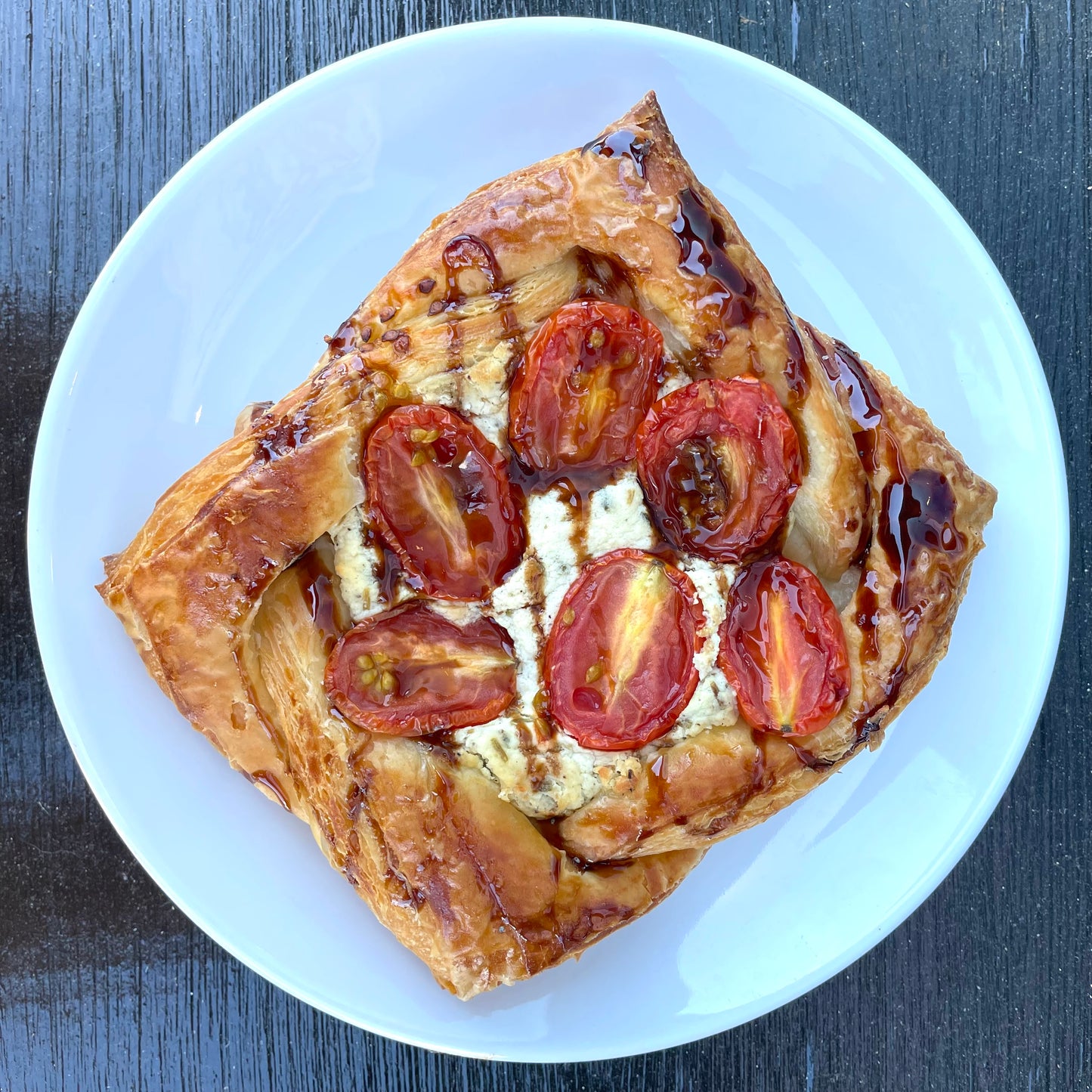 Cherry Tomato & Whipped Feta Danish
