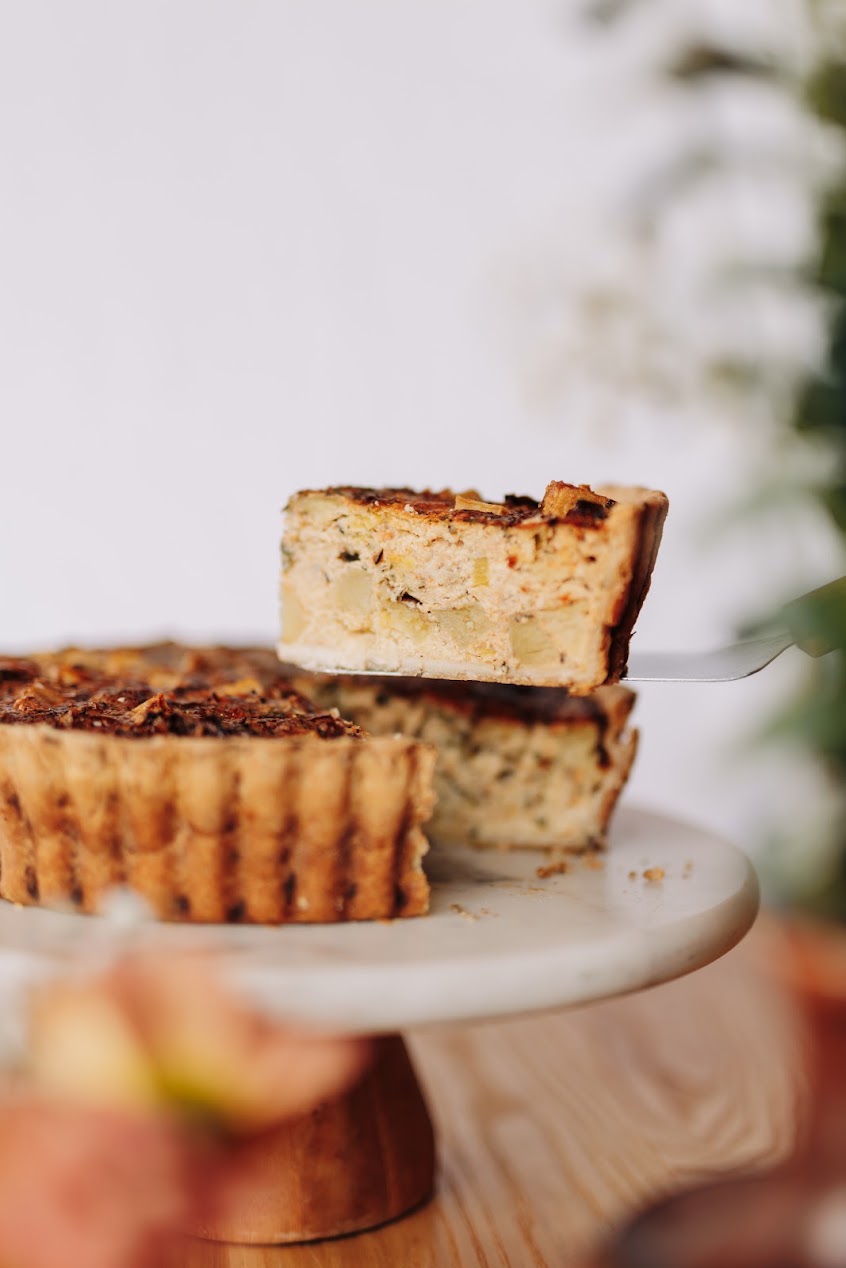 Potato Leek Quiche