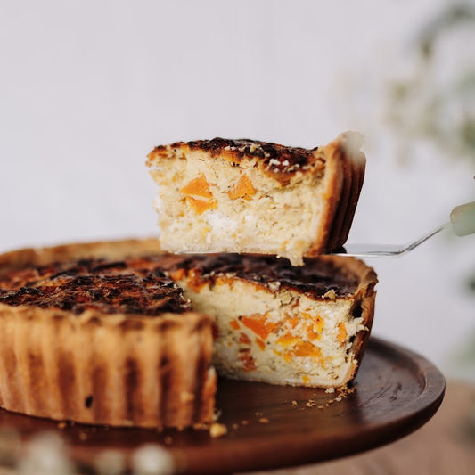 Butternut Goat Cheese Quiche