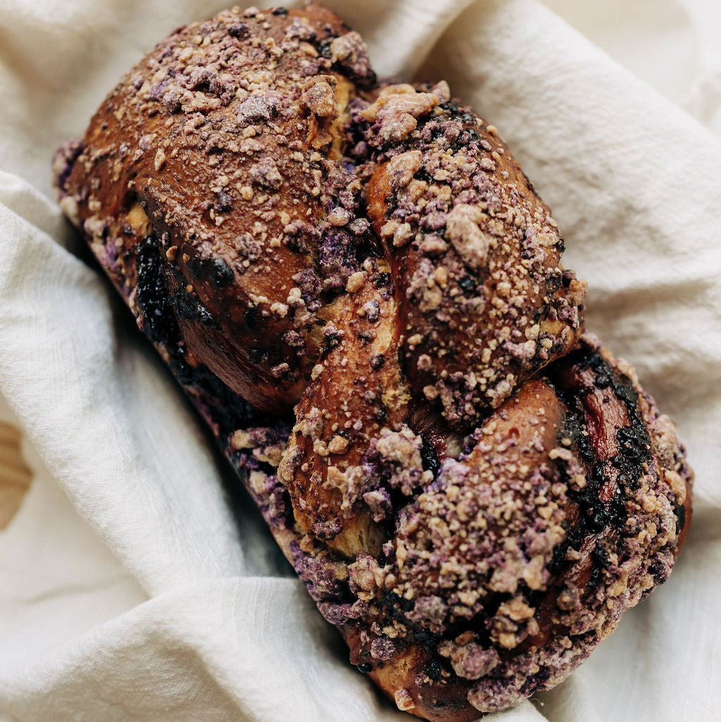 Blackberry Babka Loaf