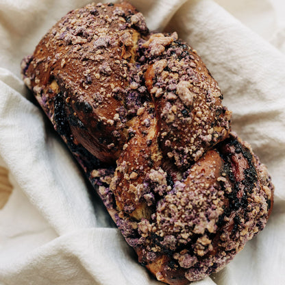 Blackberry Babka Loaf