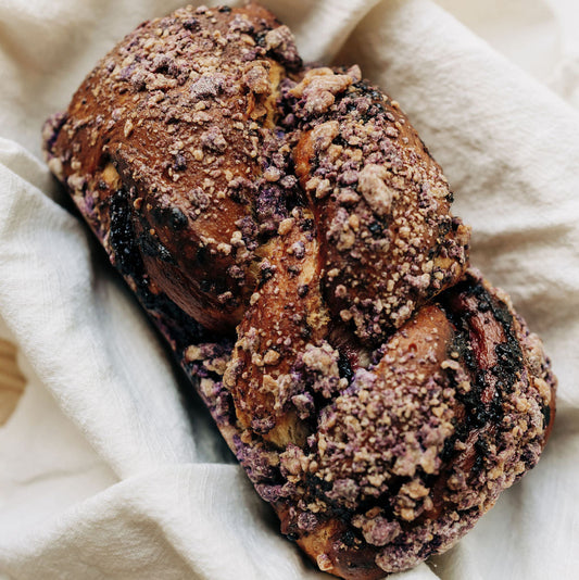 Blackberry Babka Loaf