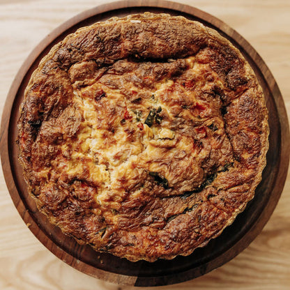 GF Tomato Basil Quiche
