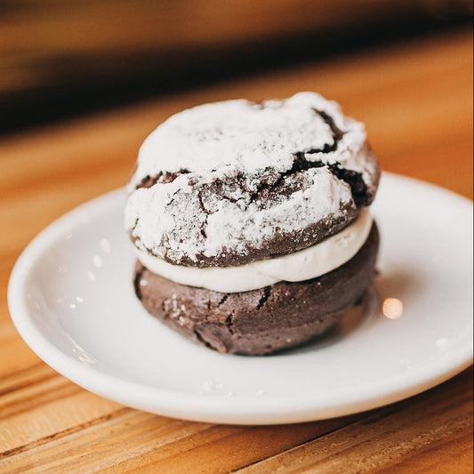 VGF Chocolate Crinkle Cookie Cream Pie