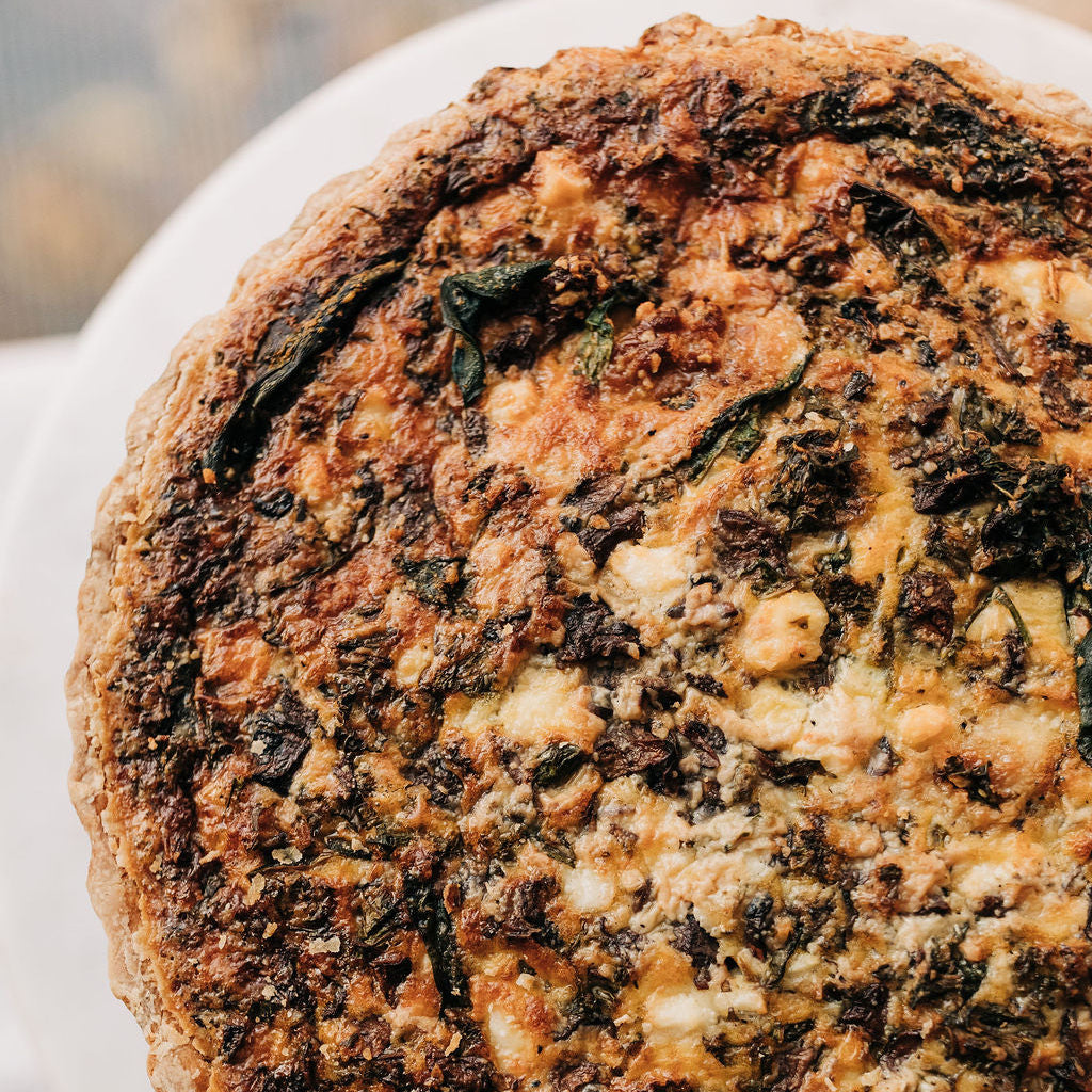 GF Winter Greens Quiche