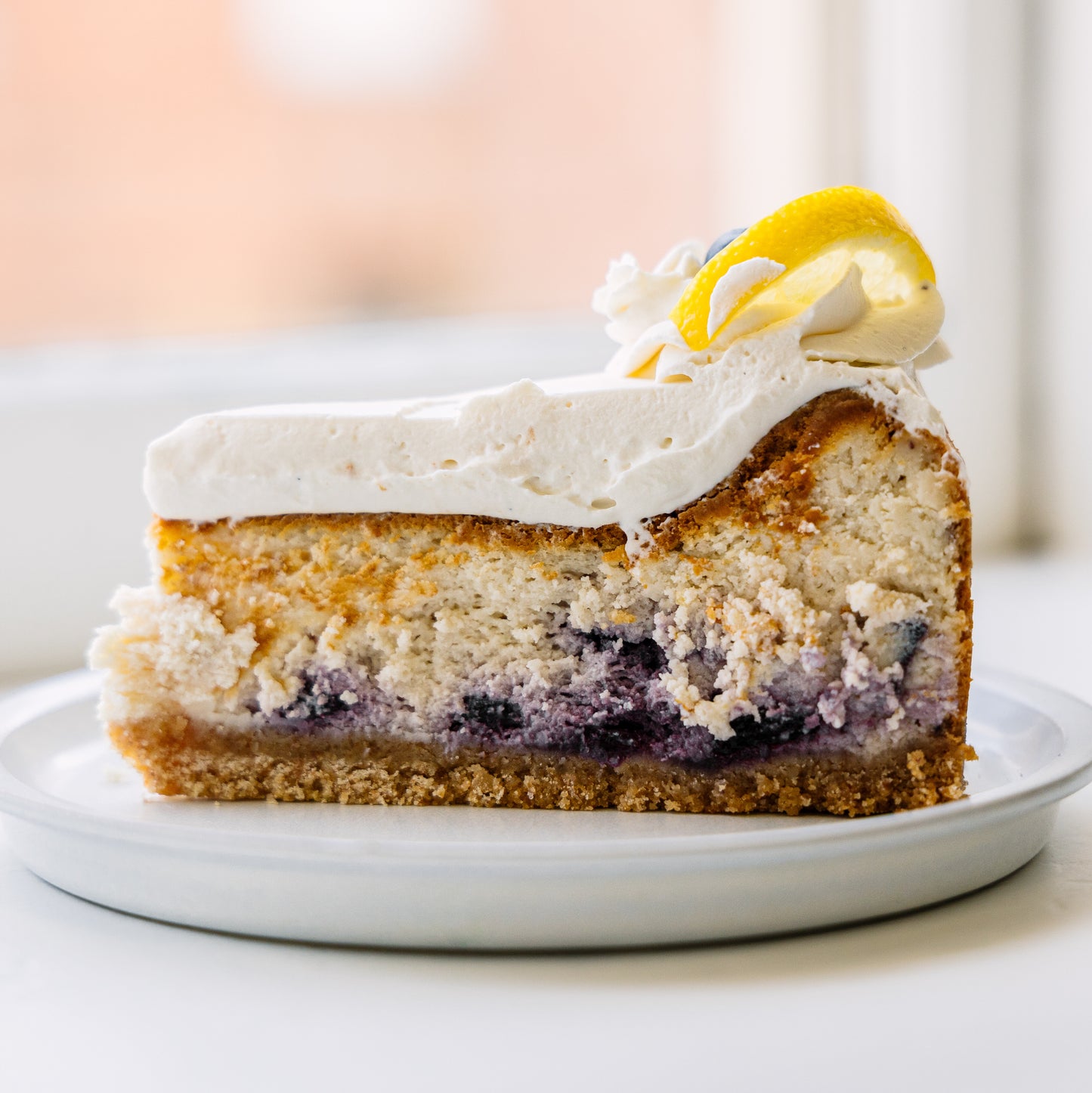Blueberry-Lemon Cheesecake