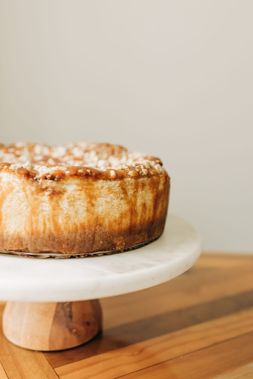 Peach Burbon Cheesecake