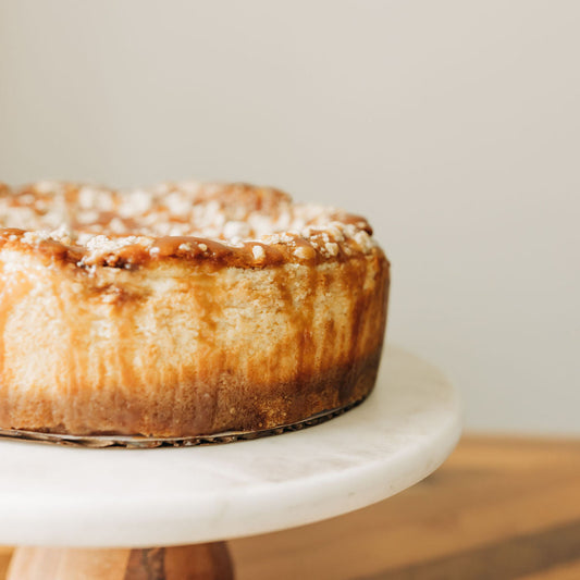 Peach Bourbon Cheesecake