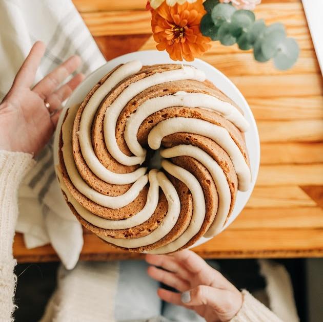 Brown Sugar Pear Coffee Cake