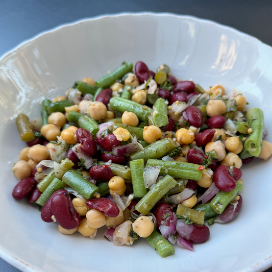 Three Bean Salad (32oz; vegan and gluten-free)