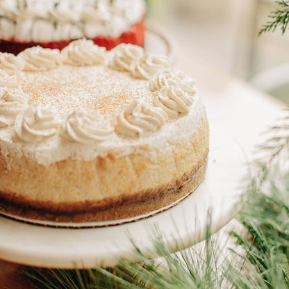 Egg Nog Cheesecake