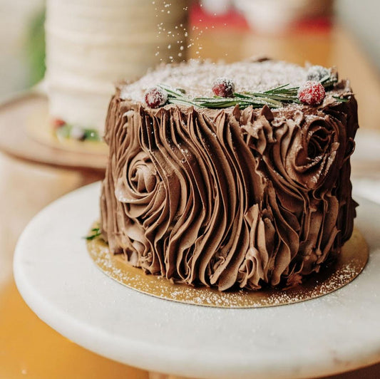 Yule Log Cake